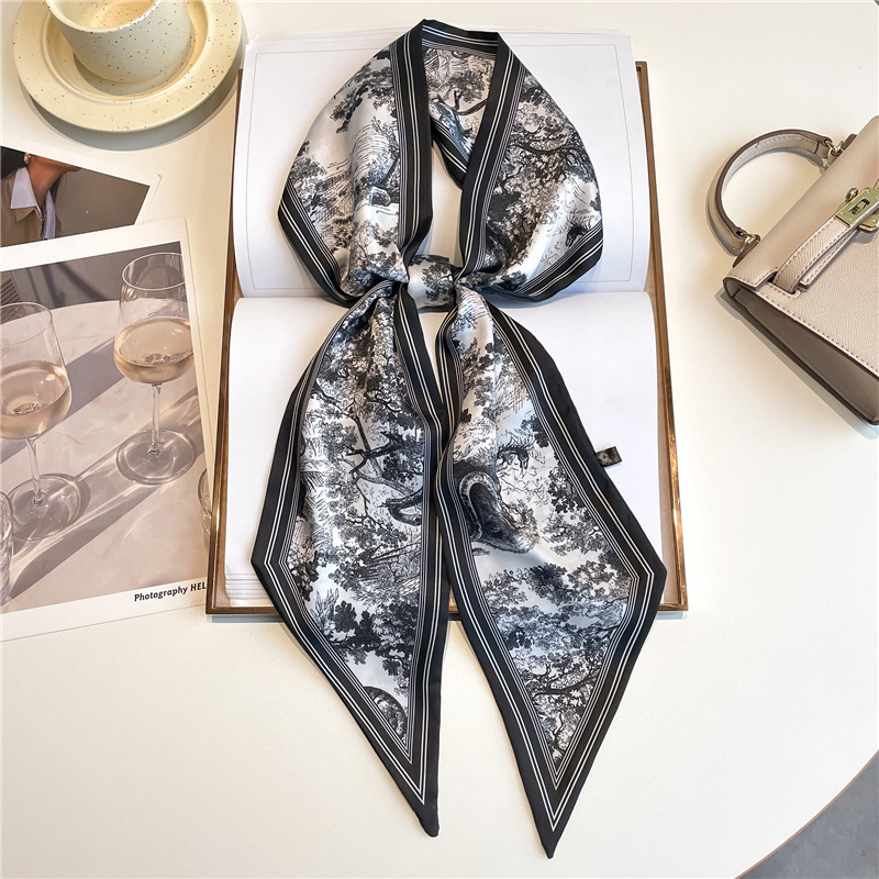 Luxury Bags Online - Foulard Lungo di Lusso, Fasce Sottili