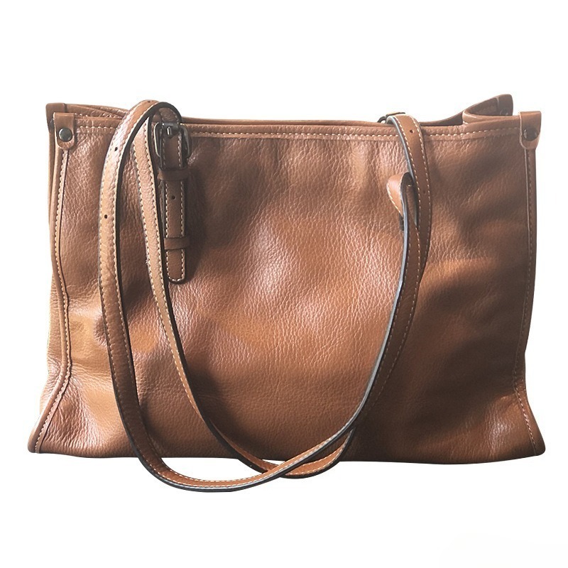 Quiet Luxury Bags Tote - Borsa Tote in Vera Pelle per