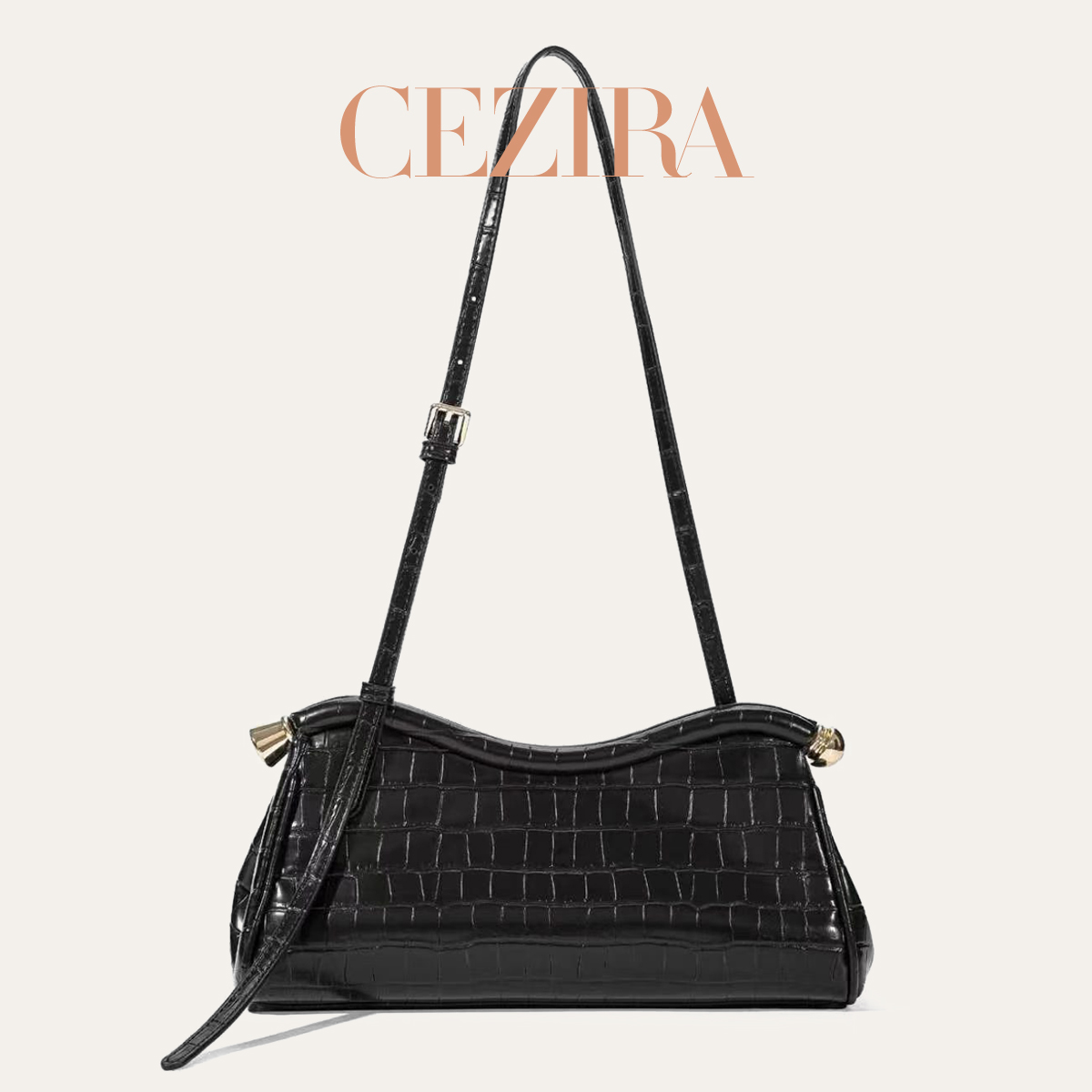 Luxury Bags Vegan Leather - Borsa a Tracolla di Lusso CR