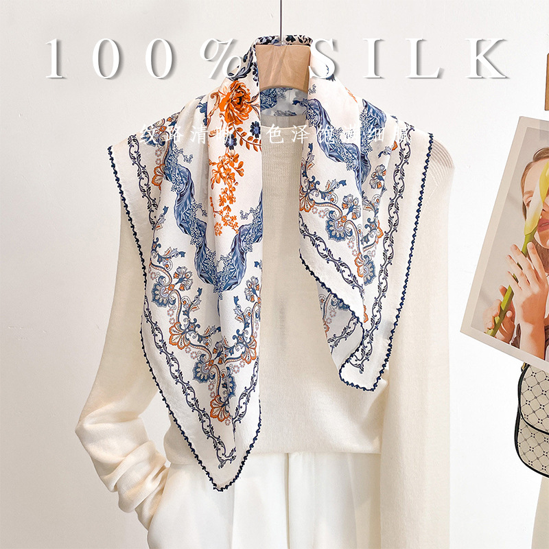 Luxury Bags Online - Foulard Quadrato di Lusso 100% Seta