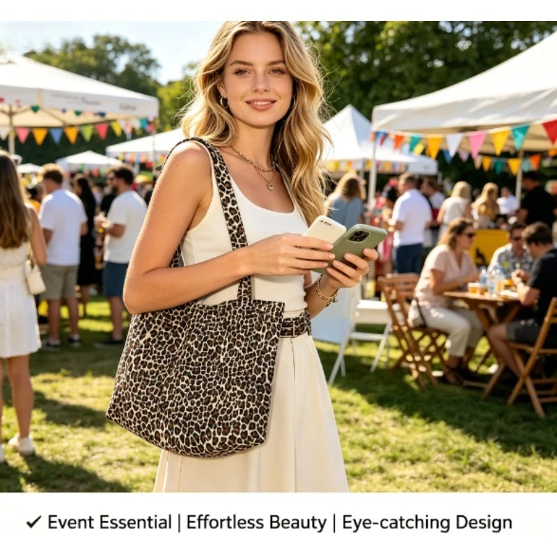 Borsa Tote in Tela con Stampa  - Quiet Luxury Bags Tote recensione e prezzo