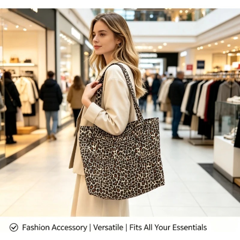 Borsa Tote in Tela con Stampa  - Quiet Luxury Bags Tote recensione e prezzo