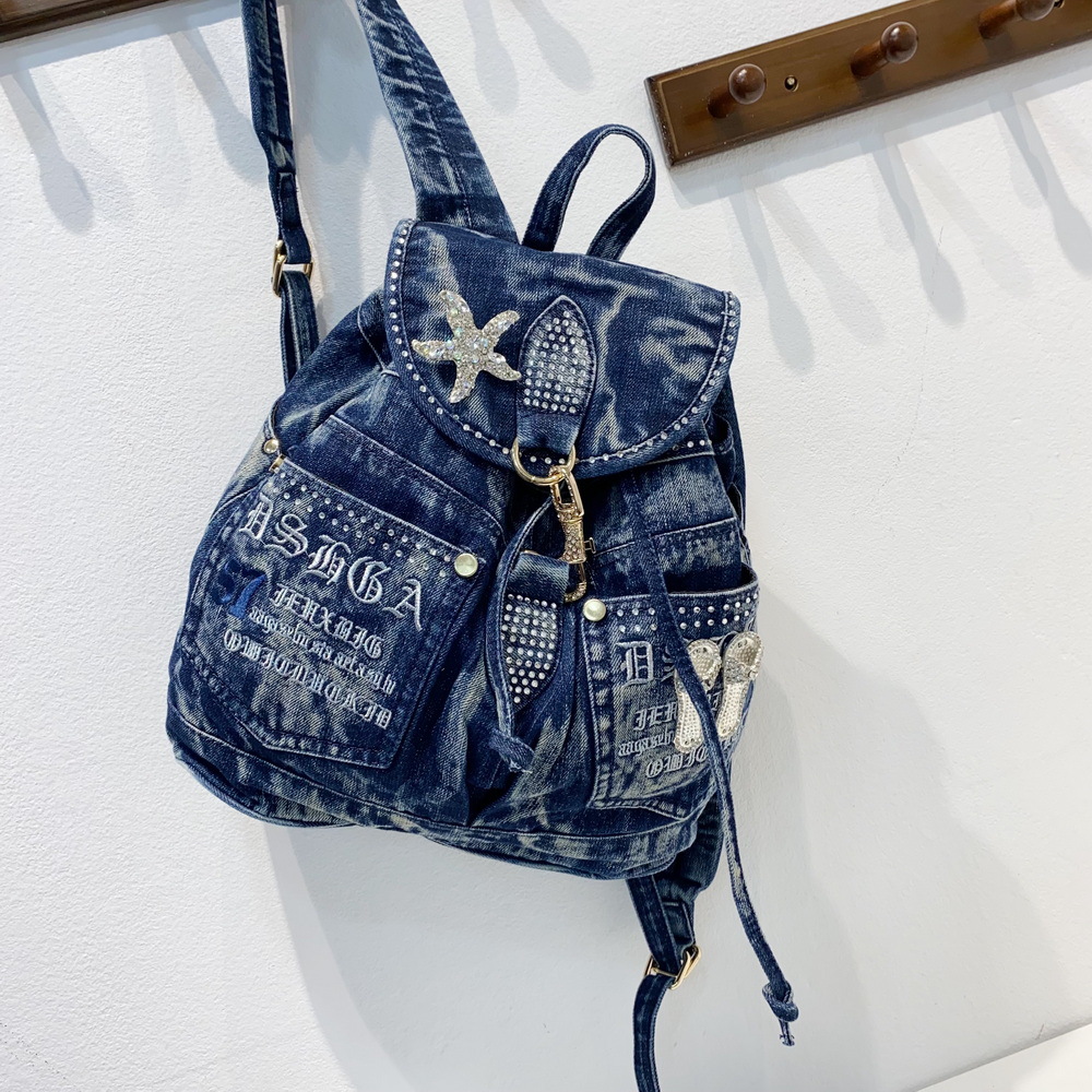 Zaino da donna in denim di lus - Luxury Bags Denim recensione e prezzo