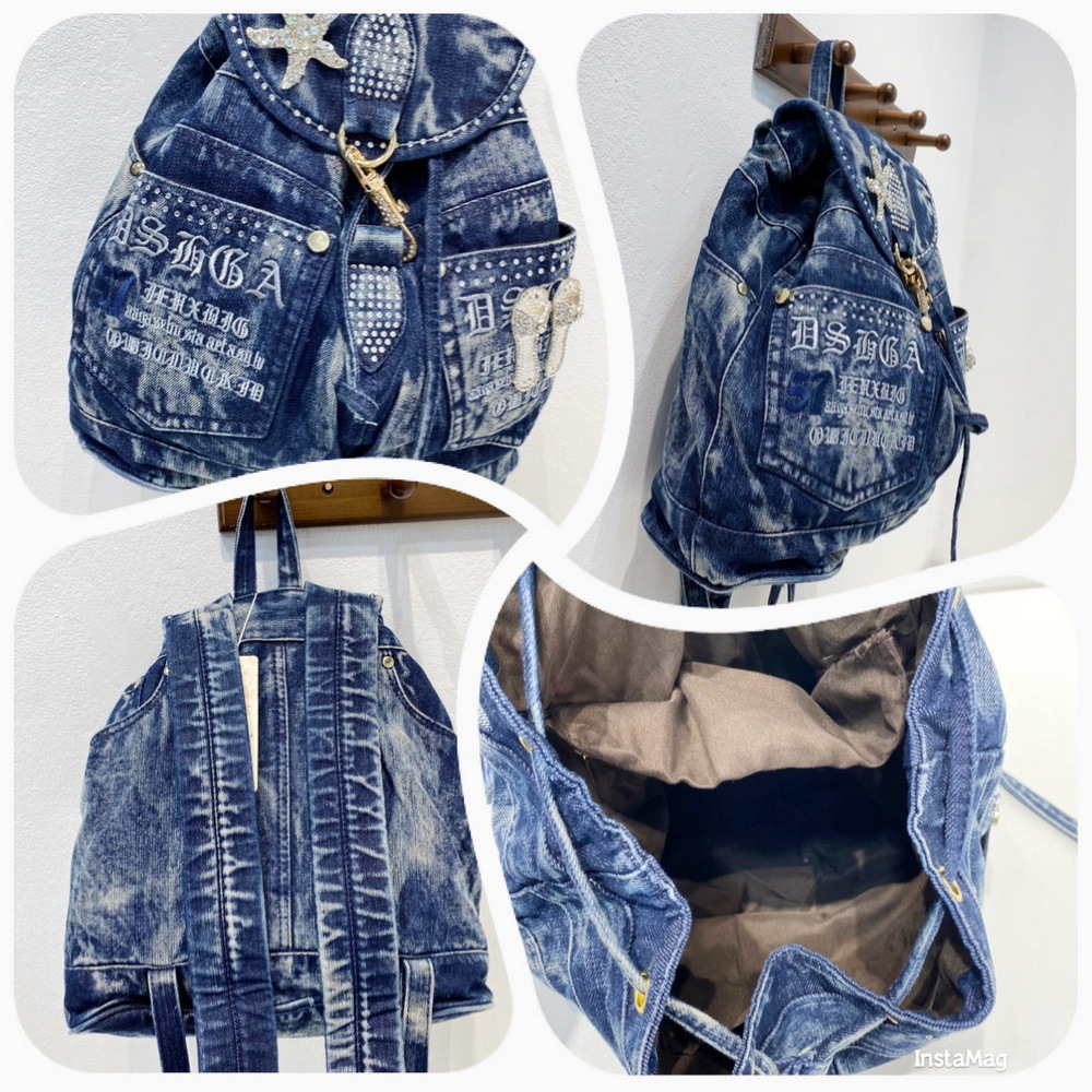 Zaino da donna in denim di lus - Luxury Bags Denim recensione e prezzo