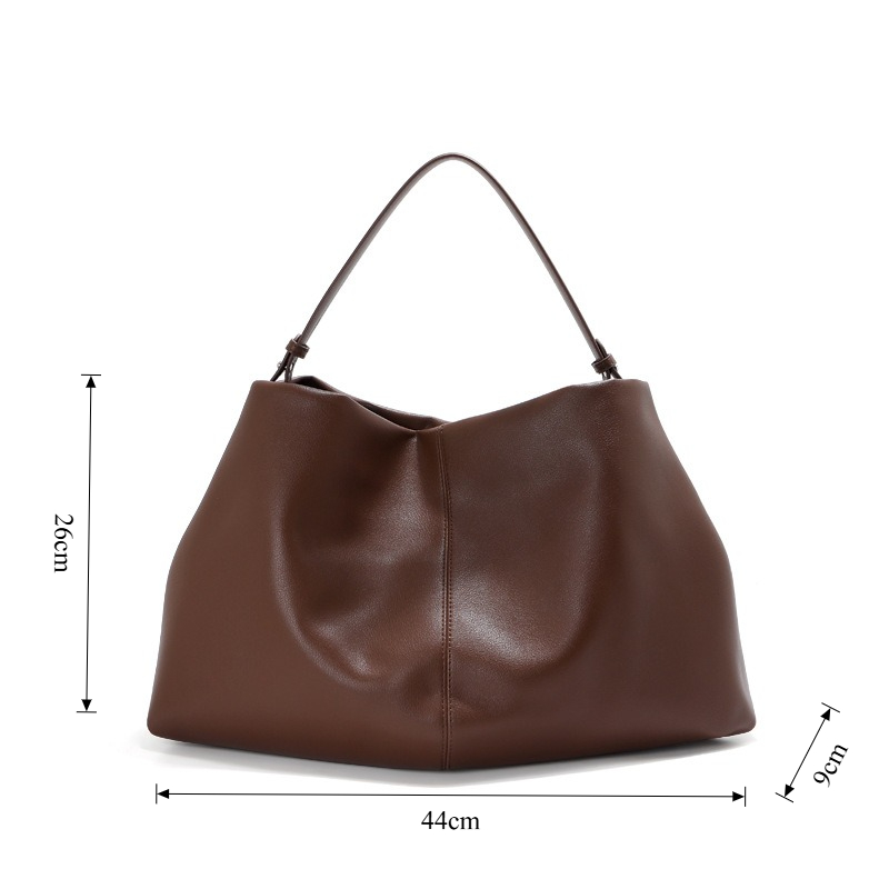 Borsa a Spalla in Vera Pelle d - Quiet Luxury Bags Tote recensione e prezzo
