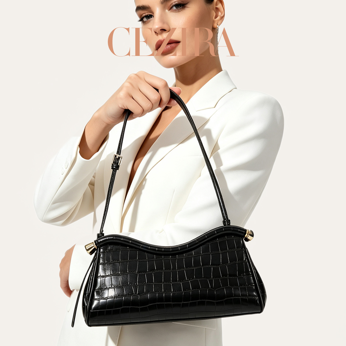 Borsa a Tracolla di Lusso CR c - Luxury Bags Vegan Leather recensione e prezzo
