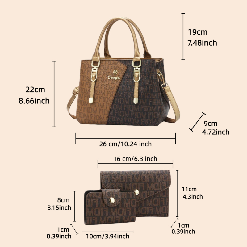 Set di 3 borse da donna, borse - Luxury Bags For Travel recensione e prezzo