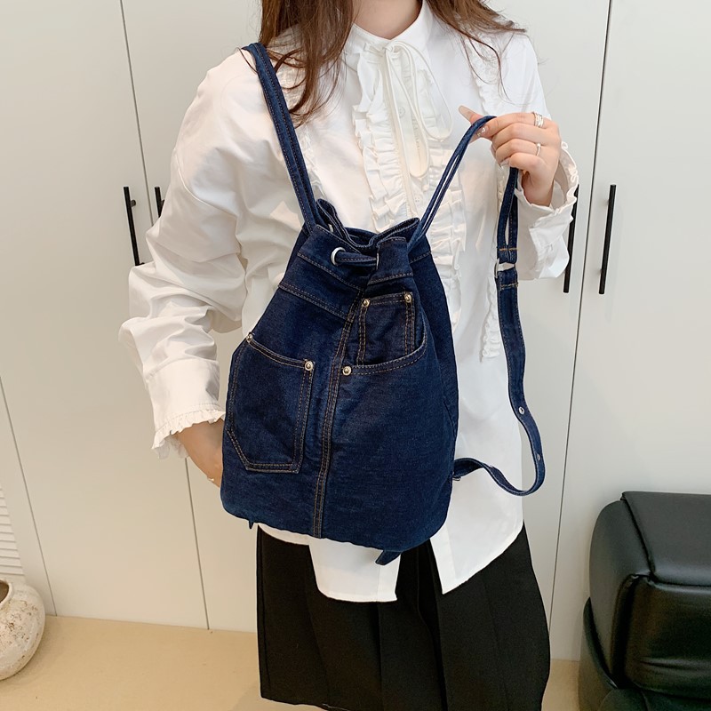Zaini in denim da donna, zaino - Luxury Bags Denim recensione e prezzo