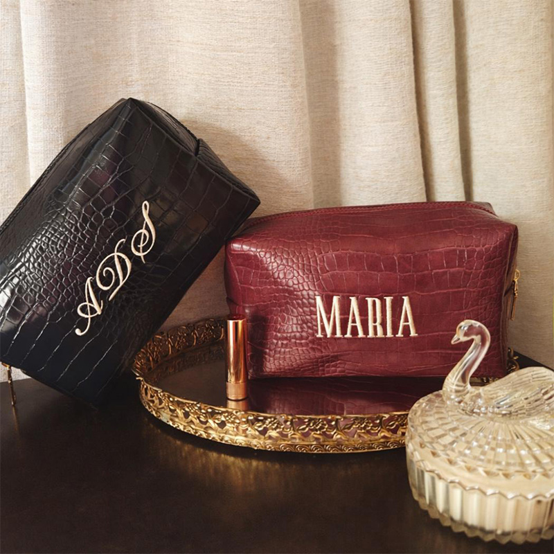 Borsa per il Trucco Ricamata i - Luxury Bags Vegan Leather recensione e prezzo