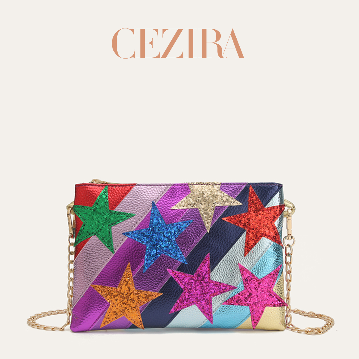 Borsa a Tracolla con Motivo a  - Luxury Bags Vegan Leather recensione e prezzo
