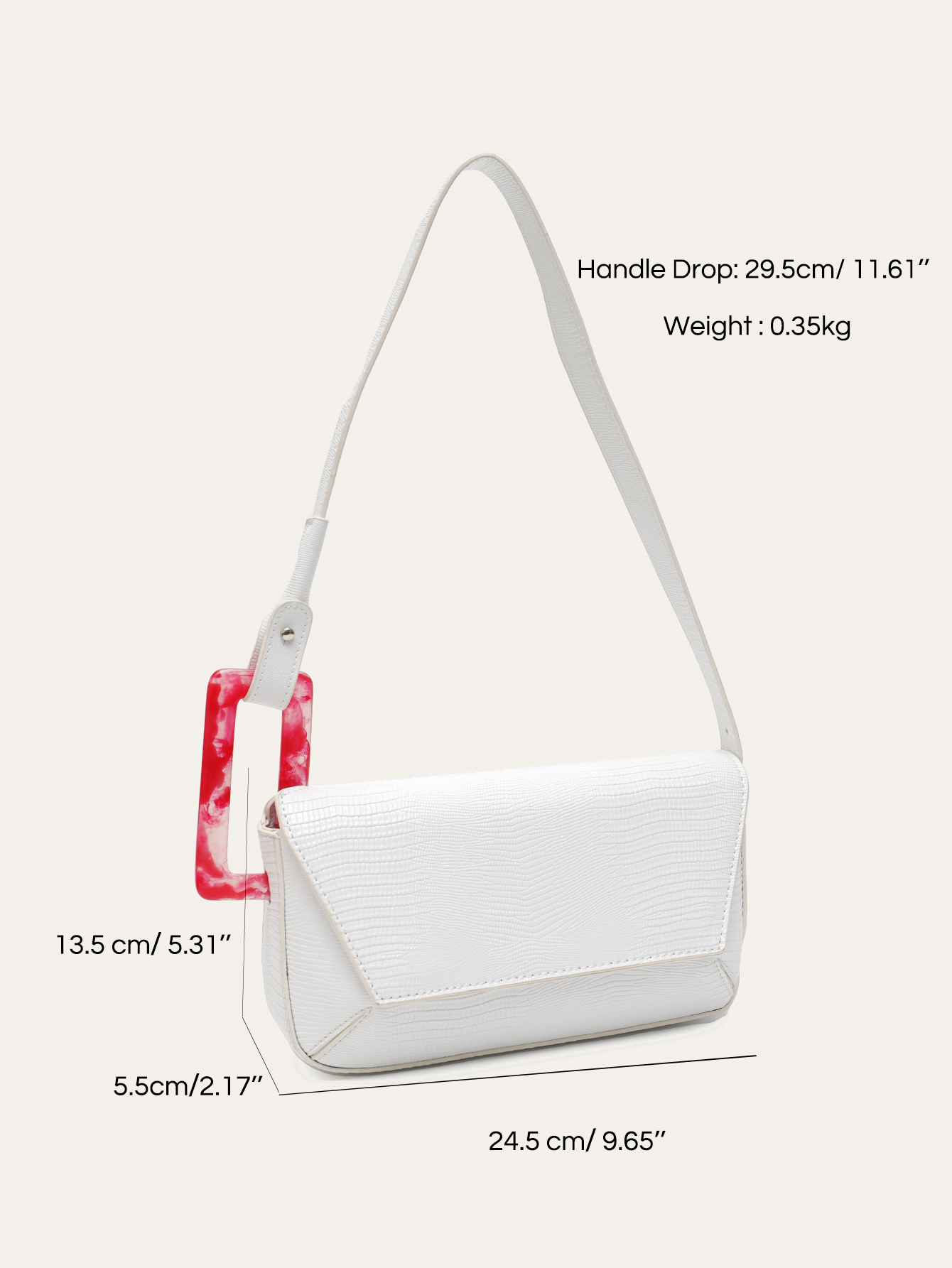 Borsa a Tracolla Quadrata in P - Luxury Bags Vegan Leather recensione e prezzo